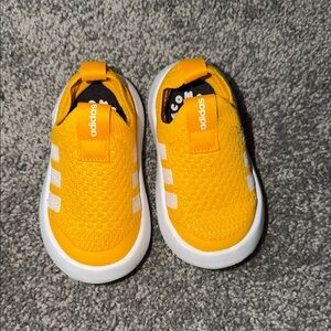 Adidas Kids Bright Yellow Sneakers